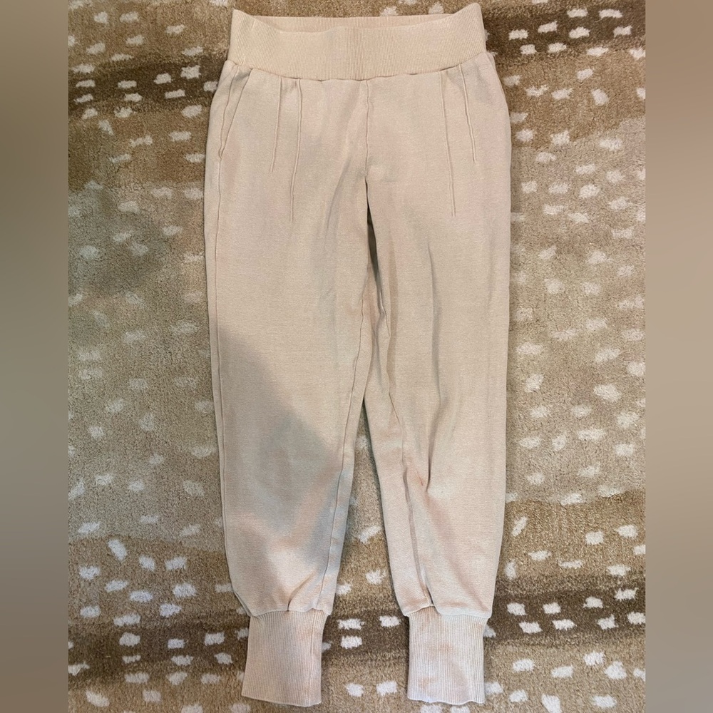 Varley Beige Lounge Pants